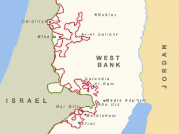 The West Bank’s Wall is set to be 709km in length. Very little of it follows the Green Line with 85% of it being constructed on expropriated Palestinian lands situated in the West Bank itself. It is estimated that the completion of the Wall will see 46% of the West Bank experiencing de facto annexation leaving many Palestinian communities isolated, including those in the seam zones which are areas of land which fall between the Wall and Green Line. Map sourced from the United Nations Barrier Monitoring Unit